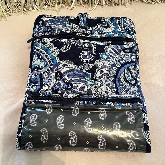 VERA BRADLEY Deep Night Paisley Iconic Grand Hanging Organizer Travel Cosmetic - Picture 11 of 15